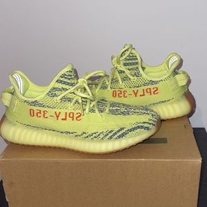 Slight used Yeezy 350 semi frozen yellow